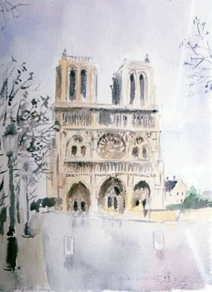 Vesivärityö, Notre Dame